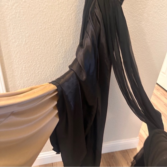 Sue Wong Nocturne Black Beaded Embroidered Maxi Gown Dress Size 4 Formal Prom - Picture 13 of 16